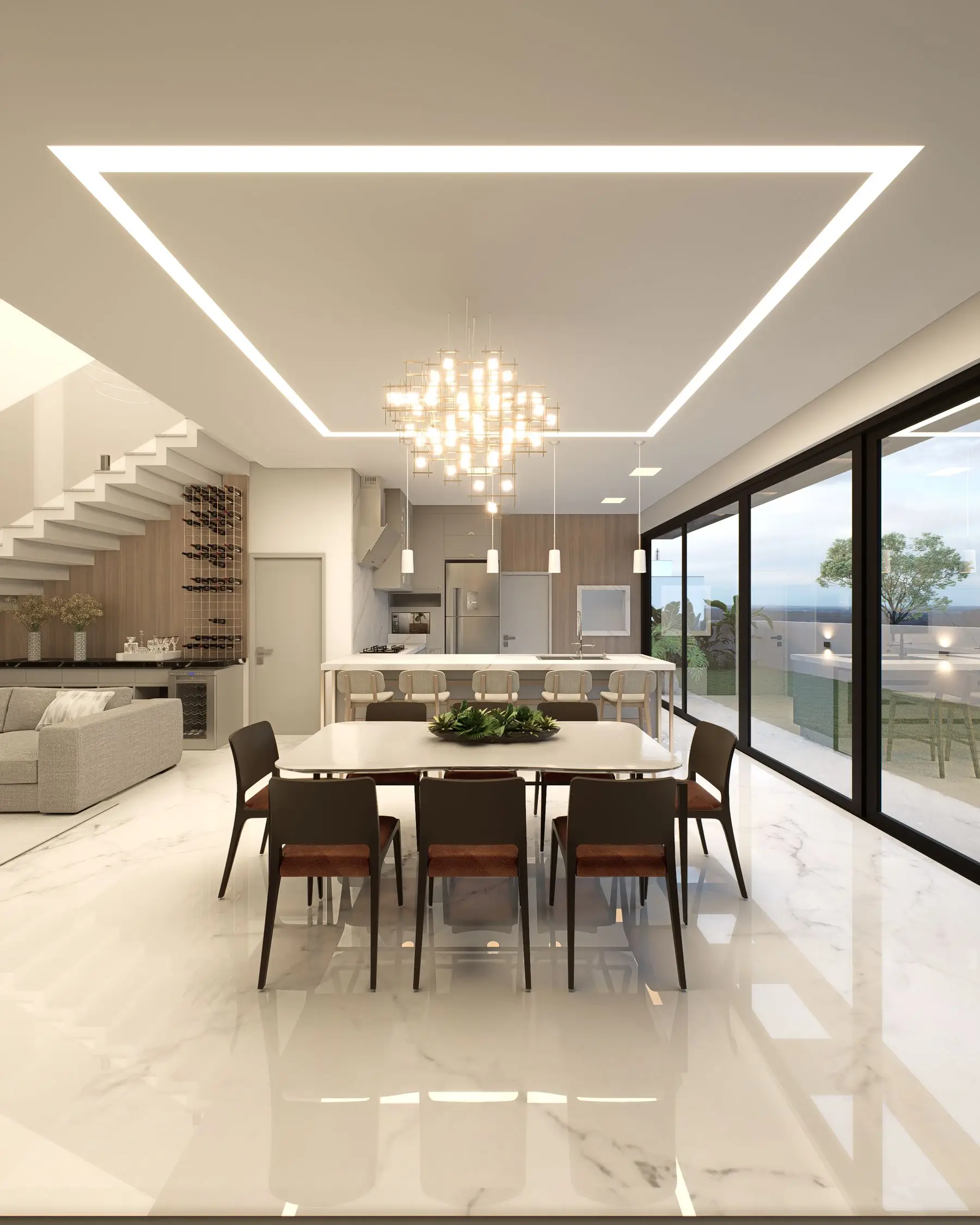 Appartement — Cuisine & séjour